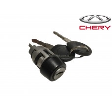 Замок зажигания (личинка с ключом) Chery Amulet
