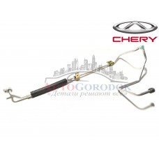 Шланг кондиционера от компрессора к конденсатору Chery Amulet