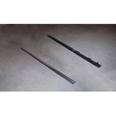 Уплотнитель стекла двери задней левой (наружный) (хром) Chery Tiggo FL