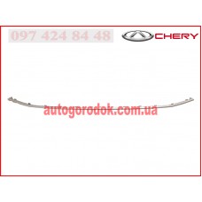 Молдинг бампера переднего нижнего (серебро) (оригинал) Chery Tiggo 7 Pro Молдинг бампера переднего нижнего (серебро) (оригинал) Chery Tiggo 7 Pro