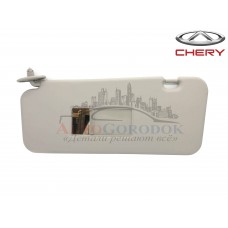 Козырёк солнцезащитный левый (серый) Chery Tiggo