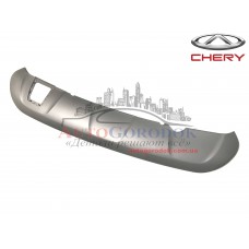 Накладка бампера заднего нижняя (серебро) (оригинал) Chery Tiggo 2
