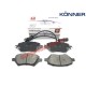 Колодки тормозные передние Chery Tiggo/A21/J69/B11 KONNER