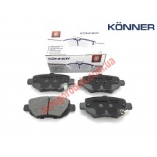 Колодки тормозные задние Chery Tiggo 3/5/7/FL/S18 KONNER