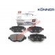 Колодки тормозные задние Chery Tiggo 3/5/7/FL/S18 KONNER
