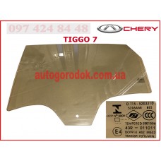 Стекло двери задней левое (оригинал) Chery Tiggo 7